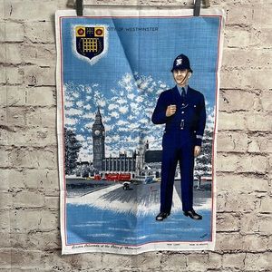 Vintage collectors tea towel